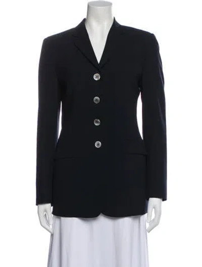 Pre-owned Piazza Sempione Wool Blazer In Blue