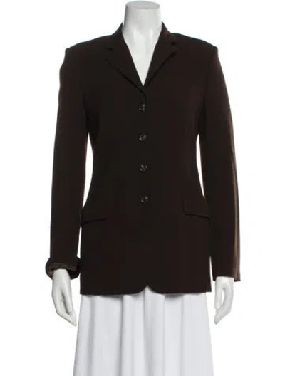 Pre-owned Piazza Sempione Wool Blazer In Brown