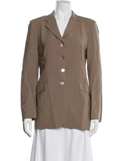 Pre-owned Piazza Sempione Wool Blazer In Brown