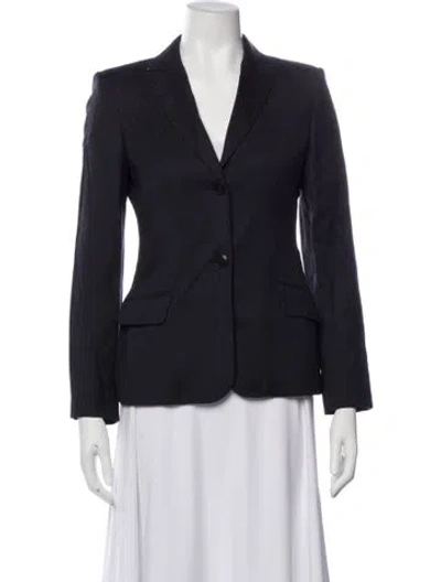 Pre-owned Piazza Sempione Wool Blazer In Gray