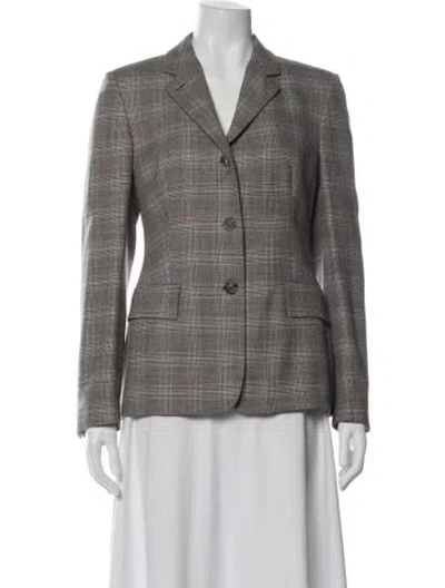 Pre-owned Piazza Sempione Wool Blazer In Gray