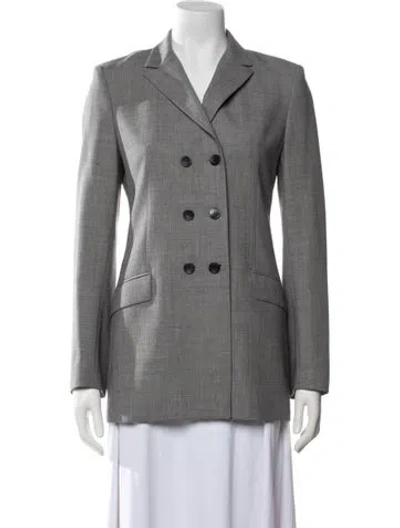 Pre-owned Piazza Sempione Wool Blazer In Grey