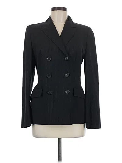 Pre-owned Piazza Sempione Wool Blazer Jacket In Black