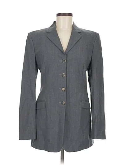 Pre-owned Piazza Sempione Wool Blazer Jacket In Gray