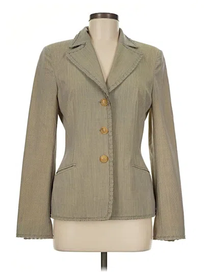 Pre-owned Piazza Sempione Wool Blazer Jacket In Tan