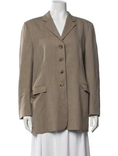 Pre-owned Piazza Sempione Wool Blazer In Neutral