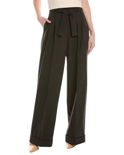 Piazza Sempione Wool-blend Pant In Brown