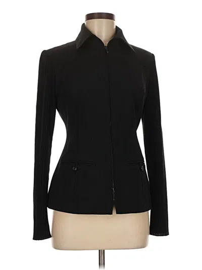 Pre-owned Piazza Sempione Wool Coat In Black