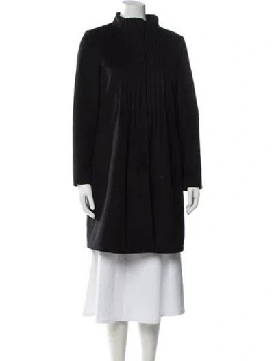 Pre-owned Piazza Sempione Wool Coat In Black