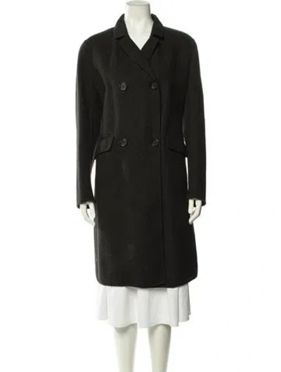 Pre-owned Piazza Sempione Wool Coat In Black