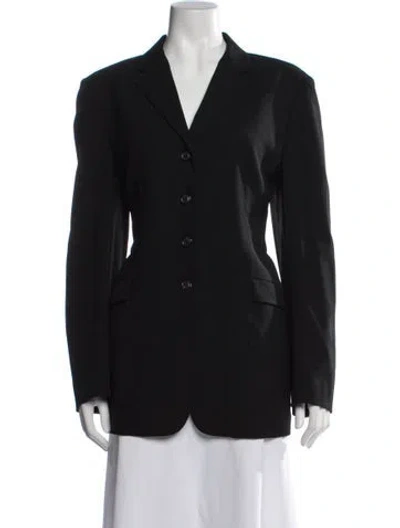 Pre-owned Piazza Sempione Wool Coat In Blue