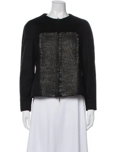 Pre-owned Piazza Sempione Wool Jacket In Black