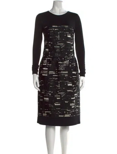 Pre-owned Piazza Sempione Wool Knee-length Dress