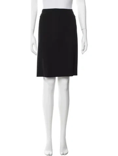 Pre-owned Piazza Sempione Wool Mini Skirt In Blue