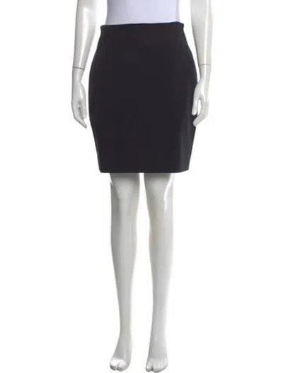 Pre-owned Piazza Sempione Wool Mini Skirt In Gray