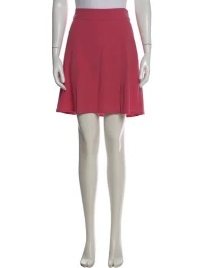 Pre-owned Piazza Sempione Wool Mini Skirt In Pink