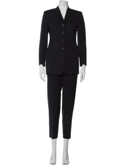 Pre-owned Piazza Sempione Wool Pantsuit In Green