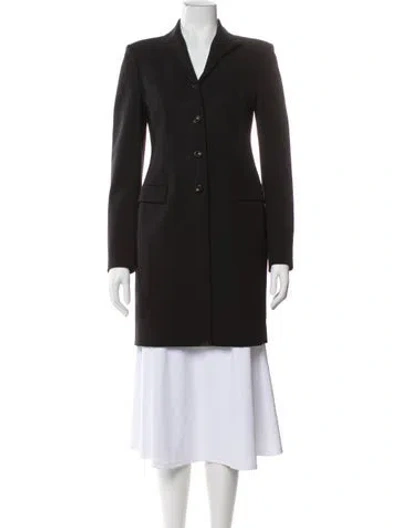 Pre-owned Piazza Sempione Wool Peacoat In Gray