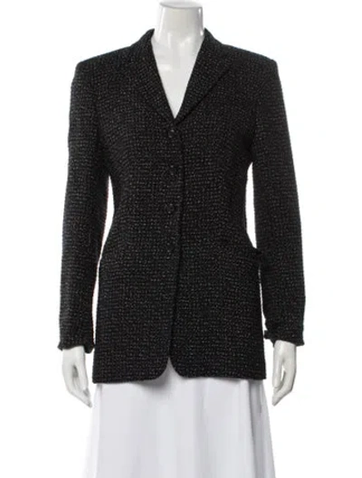 Pre-owned Piazza Sempione Wool Printed Blazer In Multi