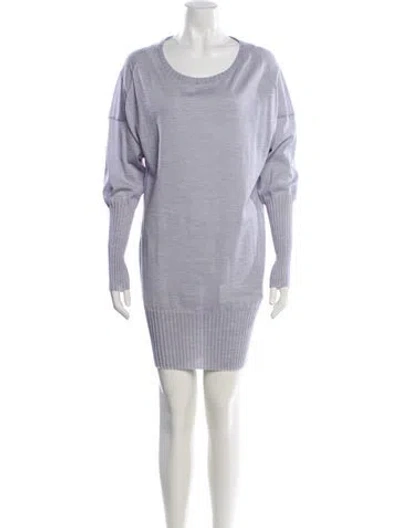 Pre-owned Piazza Sempione Wool Scoop Neck Sweater In Multi