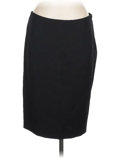 Pre-owned Piazza Sempione Wool Skirt In Black
