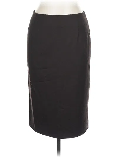 Pre-owned Piazza Sempione Wool Skirt In Black