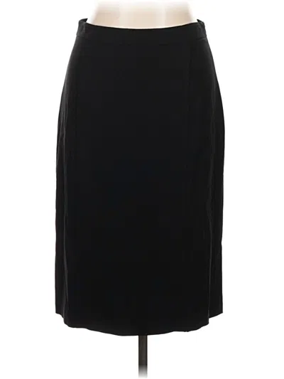 Pre-owned Piazza Sempione Wool Skirt In Black