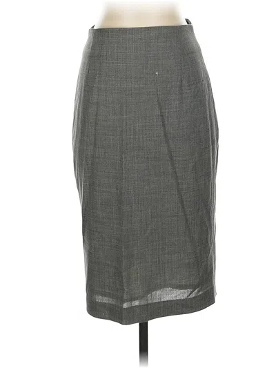 Pre-owned Piazza Sempione Wool Skirt In Gray