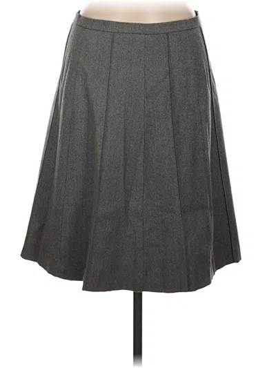 Pre-owned Piazza Sempione Wool Skirt In Gray