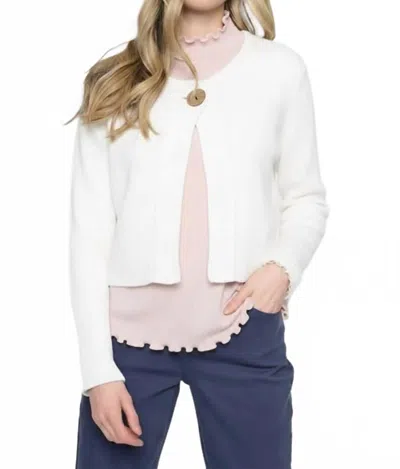 Picadilly 1-button Short Jacket In White