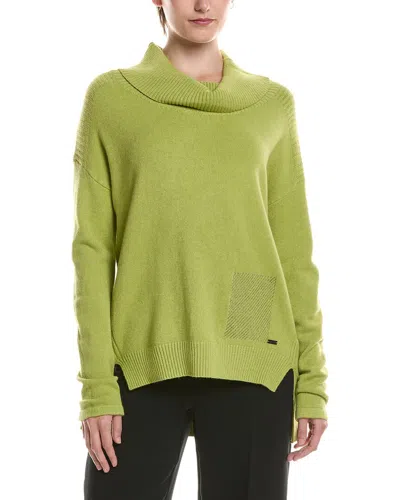 Picadilly Beaded Pocket Sweater In Green