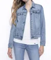 Picadilly Bling Jacket In Light Denim In Blue