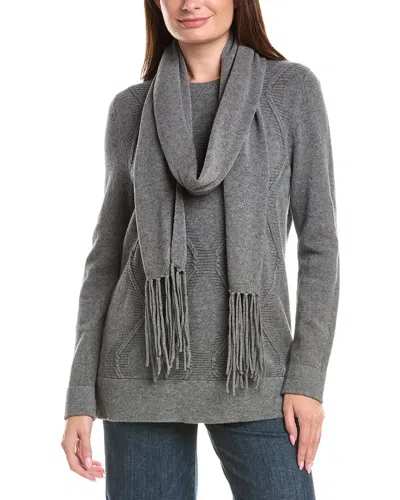 Picadilly Chainlink Sweater In Gray
