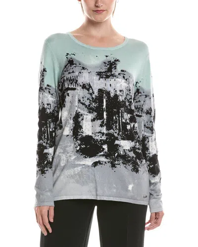 Picadilly Crewneck Printed Top In Multi