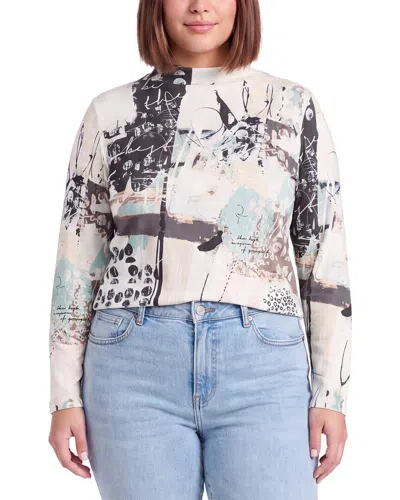 Picadilly Crewneck Printed Top In Animal Print