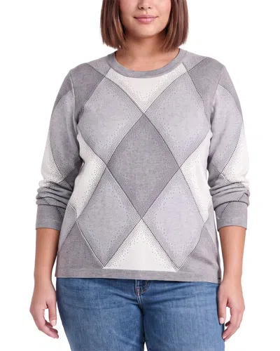 Picadilly Diamond Sweater In Gray