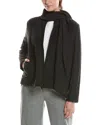 Picadilly Pleated Jacket In Black