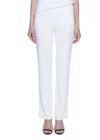 Picadilly Pull-on Straight Leg Pants In White In White
