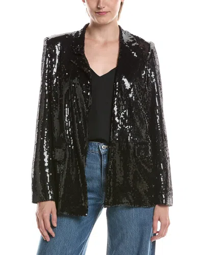 Picadilly Sequin Blazer In Black