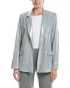 Picadilly Sequin Blazer In Gray