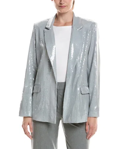 Picadilly Sequin Blazer In Grey