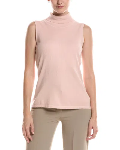 Picadilly Turtleneck Tank In Pink