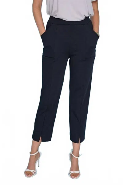 Picadilly Weekend Soirée Cropped Pant In Black