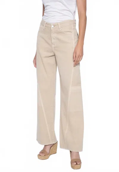 Picadilly Wide Leg Pants In Sand In Neutral