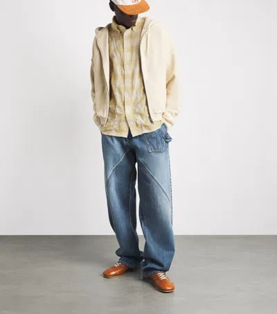Picante Cotton Crinkle Check Rocco Shirt In Multi