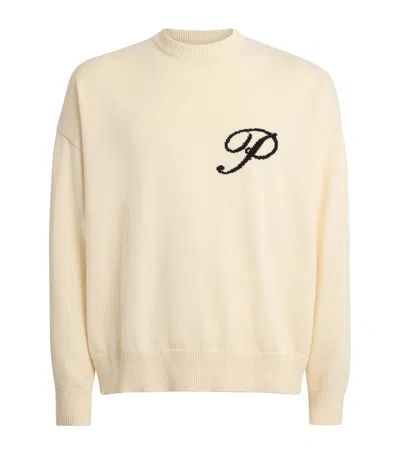 Picante Cotton Gallery Sweater In White