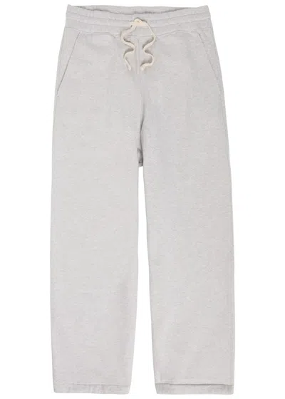 Picante Everyday Wide-leg Cotton Sweatpants In White