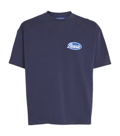 Picante Organic Cotton Senna T-shirt In Blue