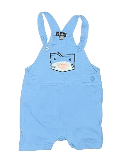 Pre-owned Picapino Babies' Overall Shorts In Blue
