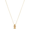 PICASSO AND CO PICASSO AND CO 18KT YELLOW GOLD SCREW PENDANT